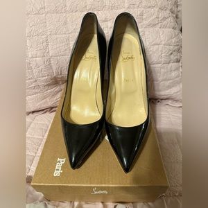 Christian Louboutin Pigalle Plato patent 120mm 41.5